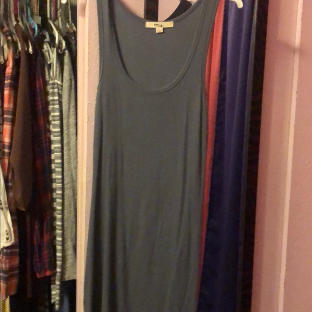 Calf length maxi dress